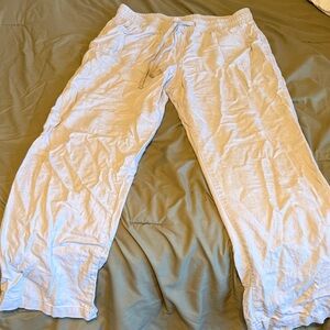 Women's Cream Straight Leg Pants